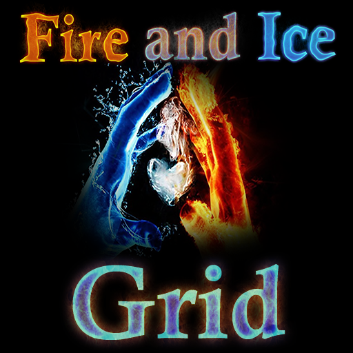 Fire And Ice Grid Logo