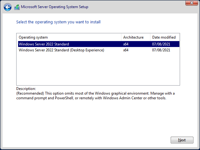 Install Windows Server Step 4