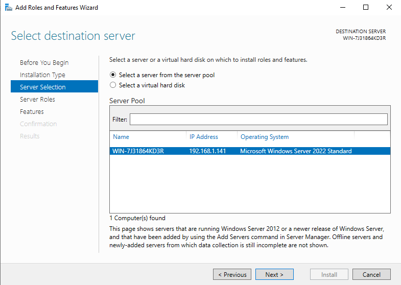 Install Windows Server Step 9