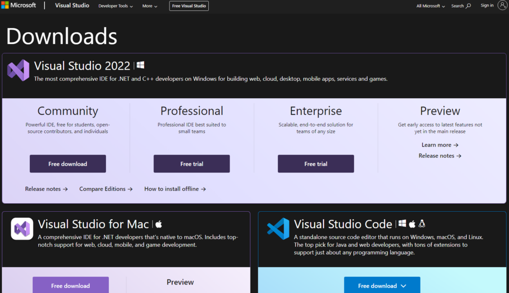 Visual Studio Download - C# Beginners - Visual Studio